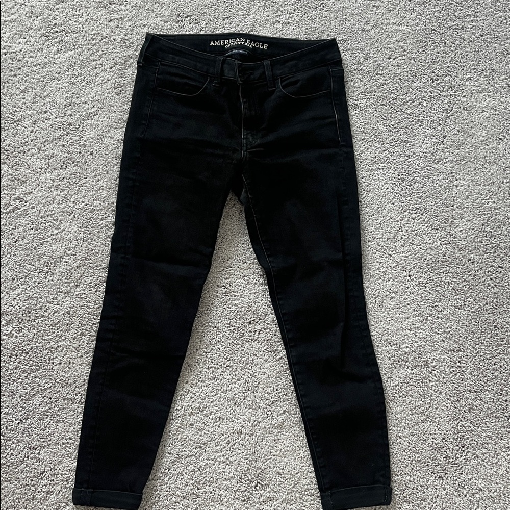 American Eagle Outfitters Black Super Stretch Jeans